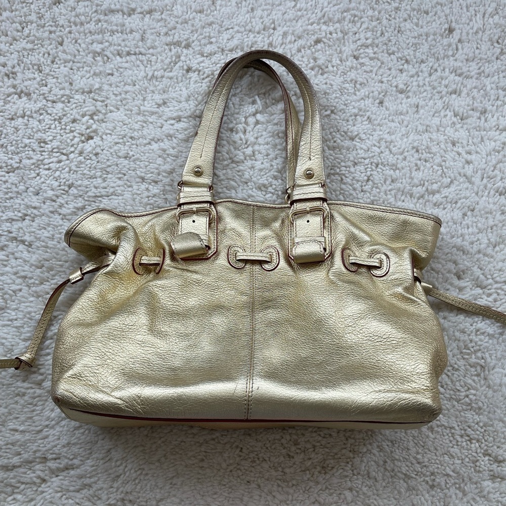 Dooney and Bourke “Chiara” Large Gold Tote - Picture 5 of 11